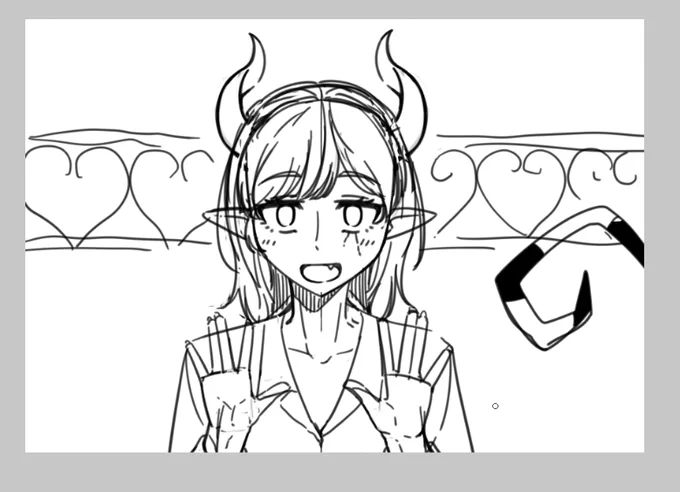 すっぴんのアリアーヌを描いてるんだけどアーヌってわかるんかなコレ 
