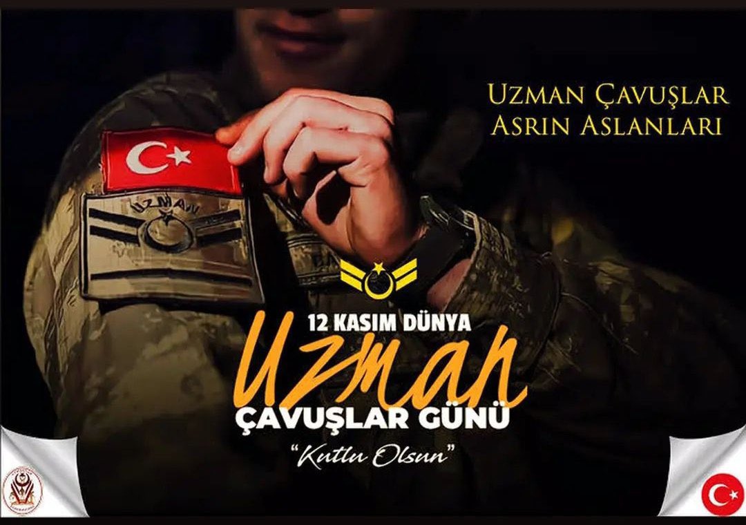 12 Kasım Uzman Çavuşlar Günümüz kutlu olsun…Aziz şehitlerimizi rahmetle anıyorum. Gazilerimize uzun ömürler diliyorum. Meclis’in Uzman Çavuşu olarak diyorum ki, kahramanlarımızın özlük haklarının iyileştirilmesi ve mesleki güvencelerinin temini için mücadeleye azimle devam