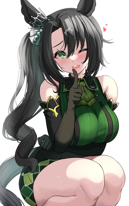「タイツ履き忘れちゃったみんなにはナイショにしてくれる…?」#ウマ娘 