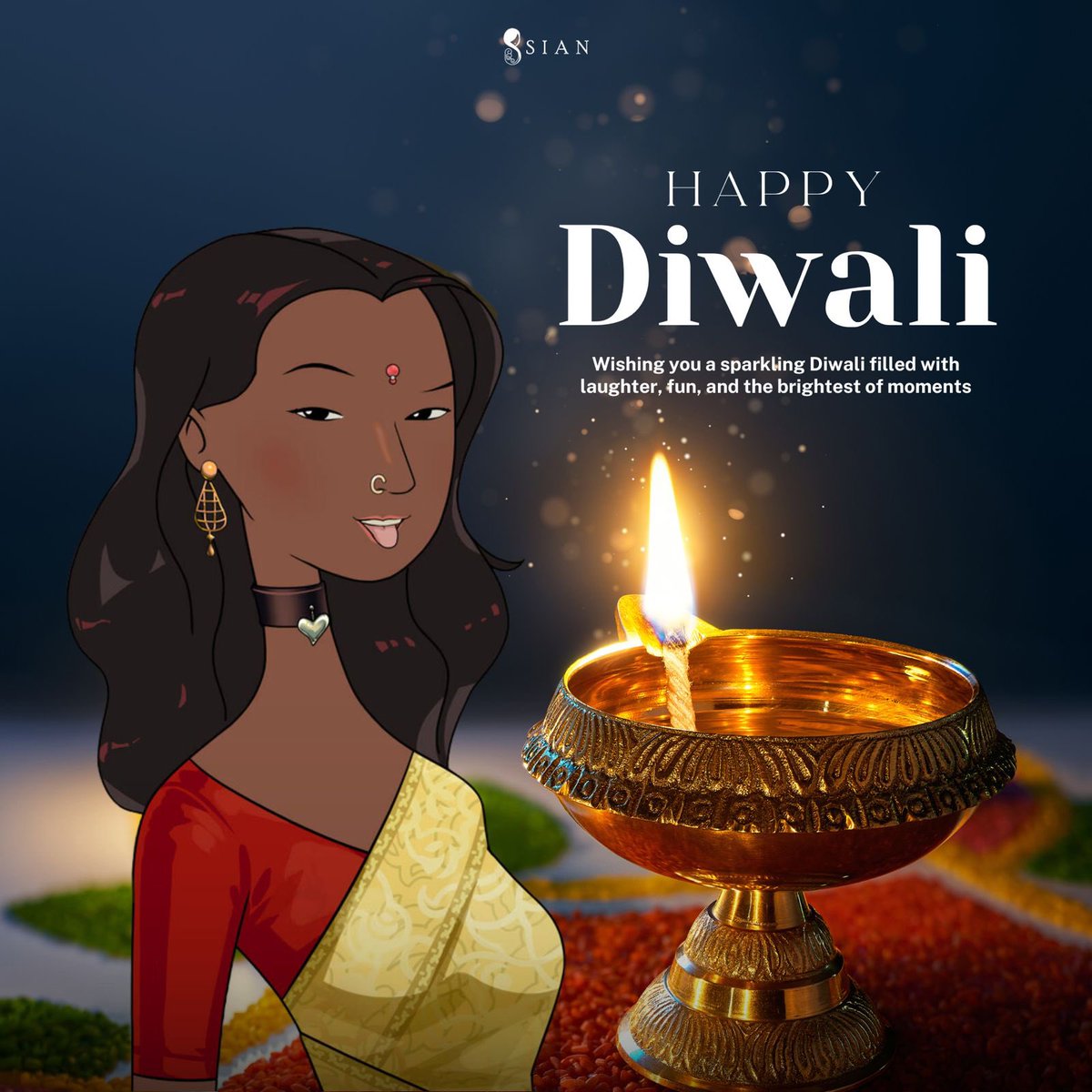 8sianMagazine's tweet photo. 🪔Wishing everyone a very Happy Diwali! 
May the festival of lights bring you joy, prosperity, and good health 🎉

Fun fact: rows (avali) of lamps (deepa), symbolize inner light overcoming spiritual darkness.

🚀#8SIAN #NFTGiveaway
👍 Like &amp; RT
🧡Tag 3 frens
⏳Picking in 72 hours https://t.co/gTCzxzu5yP