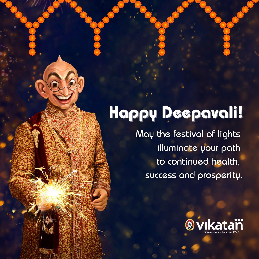 vikatanconnect's tweet photo. Happy Deepavali! 🎉😍 https://t.co/IjSQoYRui8