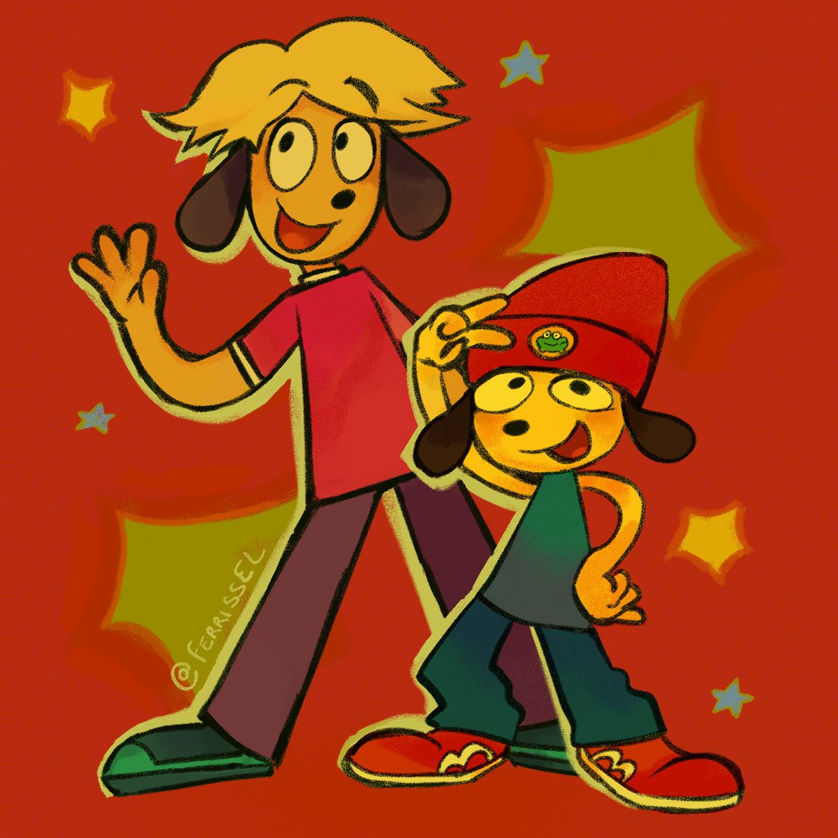 matt major and the rappa  
#parappatherapper #parappatherapperfanart