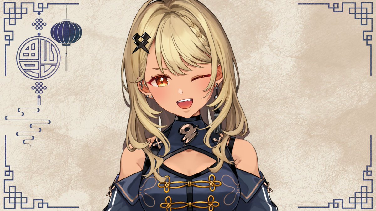 神成きゅぴ新衣装 🦒 チャイナ×スポーティ🤍 今回の衣装はPOKIMARIさん