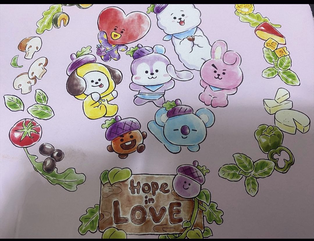 __BtsWorld's tweet photo. ALVOLOって名前のチェーンのピザ屋さん🍕BT21のイベント中でした😋
ルームランプ💜
ピザの名前は도토희망피자🍕
どんぐり希望ピザ!🐿
まさか韓国で大量にピザを食べるとは😂でもマンちゃん主役だもの!💜
#ALVOLO #BT21 #ピザ #pizza #Mang
#韓国 #BTSARMY #ルームランプ
#JHOPE https://t.co/lWZTRBiJAh