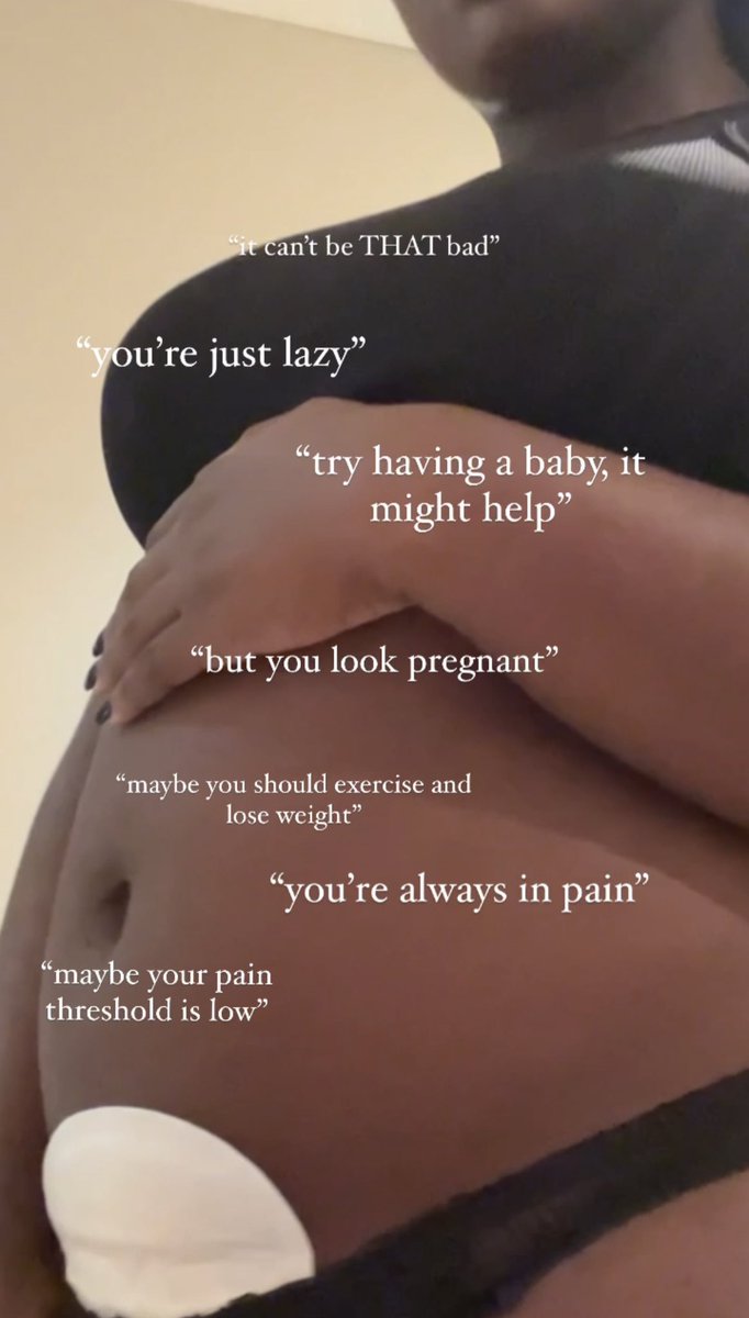NOT TO SAY TO SOMEONE DEALING WITH ENDOMETRIOSIS:

“maybe you should exercise and lose weight” 
“have a baby it might help” 
“maybe your pain threshold is low” 

and the list goes on and on and here’s a few reasons why you shouldn’t say some of these things —

#endometriosis