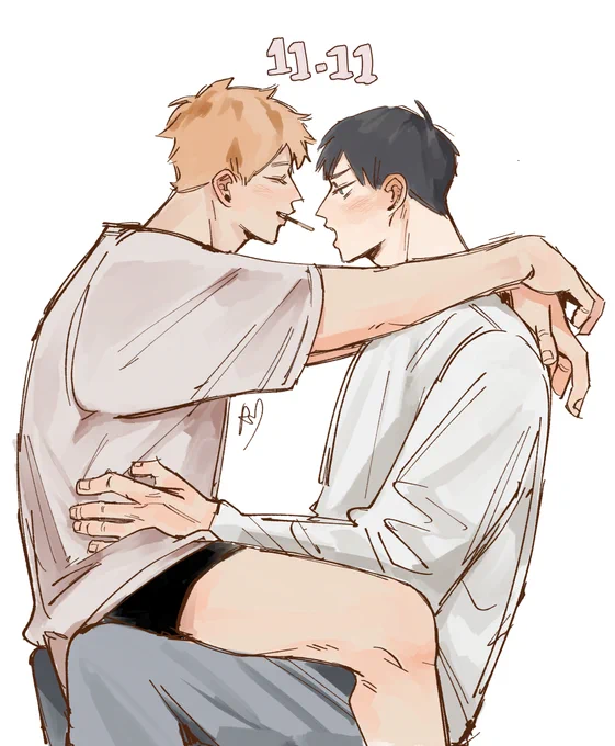 pocky day   #hinakage #haikyuu