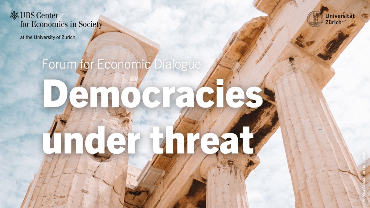ubscenter's tweet image. Are democracies around the globe more at risk due to the current global political situation? Experts will discuss in depth at this year's #UBSCenterForum.
🔴 Join us live starting at 1:30pm CET → ubscenter.uzh.ch/en/news_events…
#EconomicsForSociety #UZH #shareUBS