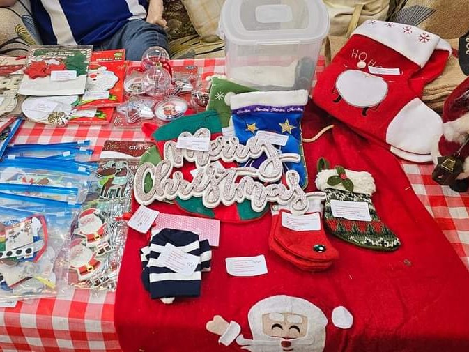 A few minutes away from opening the <a href="/SilverRdCentre/">SilverRdCommCentre</a> Christmas Craft Fair!

Come along to see some lovely handmade items from so many talented people!