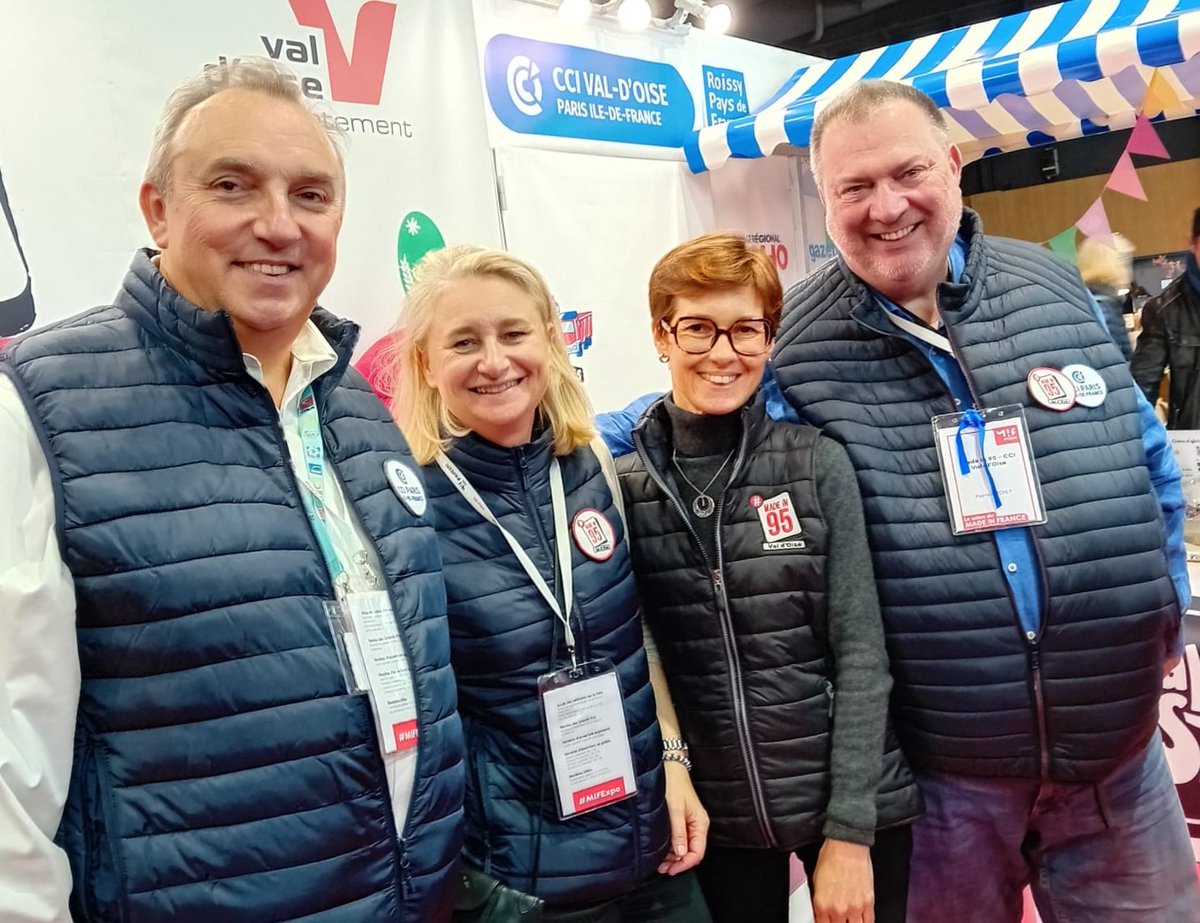 CEEVO95's tweet photo. #valdoise / #iledefrance / #ChooseIDF / #CCI_95 / #adpavab / #Ceevo95 : Participation du CEEVO jusqu'à ce dimanche soir à l'animation du "Village Val d’Oise" à MIF Expo, le Salon du "Made  in  France" à Paris (ParcExpo Porte de Versailles - Stand R53) - https://t.co/QzMySpkFnT https://t.co/Bq6e7ChJ8V