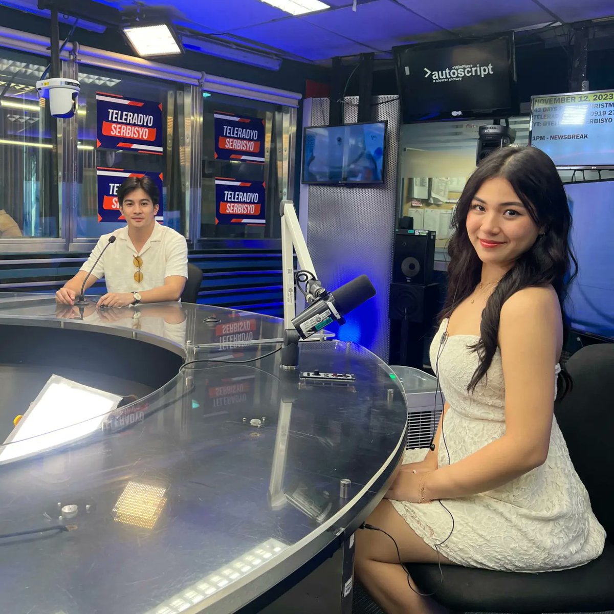 starhuntabscbn's tweet photo. LOOK: Seham Daghlas and Zach Guerrero earlier on @Radyo630's Bongga Ka Jhai. ✨️ https://t.co/Hofjr4RA4q