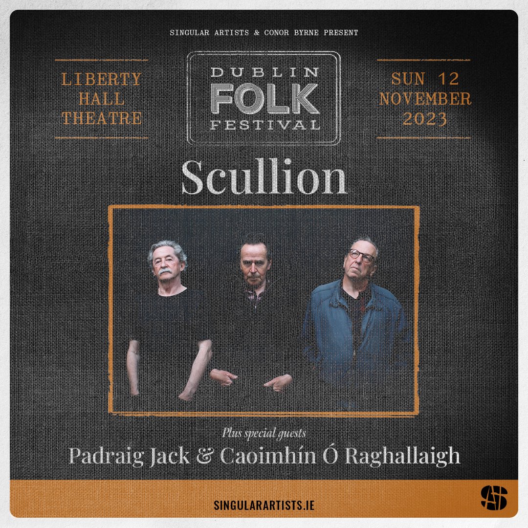 On the road to Dublin to play as part of the brilliant Dublin Folk Festival tonight!