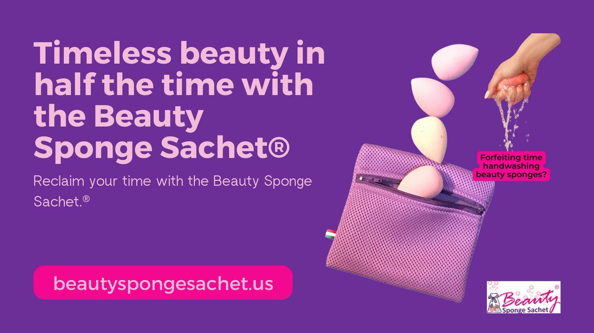 cleanyosponges's tweet photo. Discover the ultimate solution to your beauty sponge maintenance needs with our innovative Beauty Sponge Sachet. Say goodbye to single-use plastic packaging and hello to an eco-friendly and hygienic alternative that will transform the way you care for your sponges. https://t.co/A7ZRq07YI2