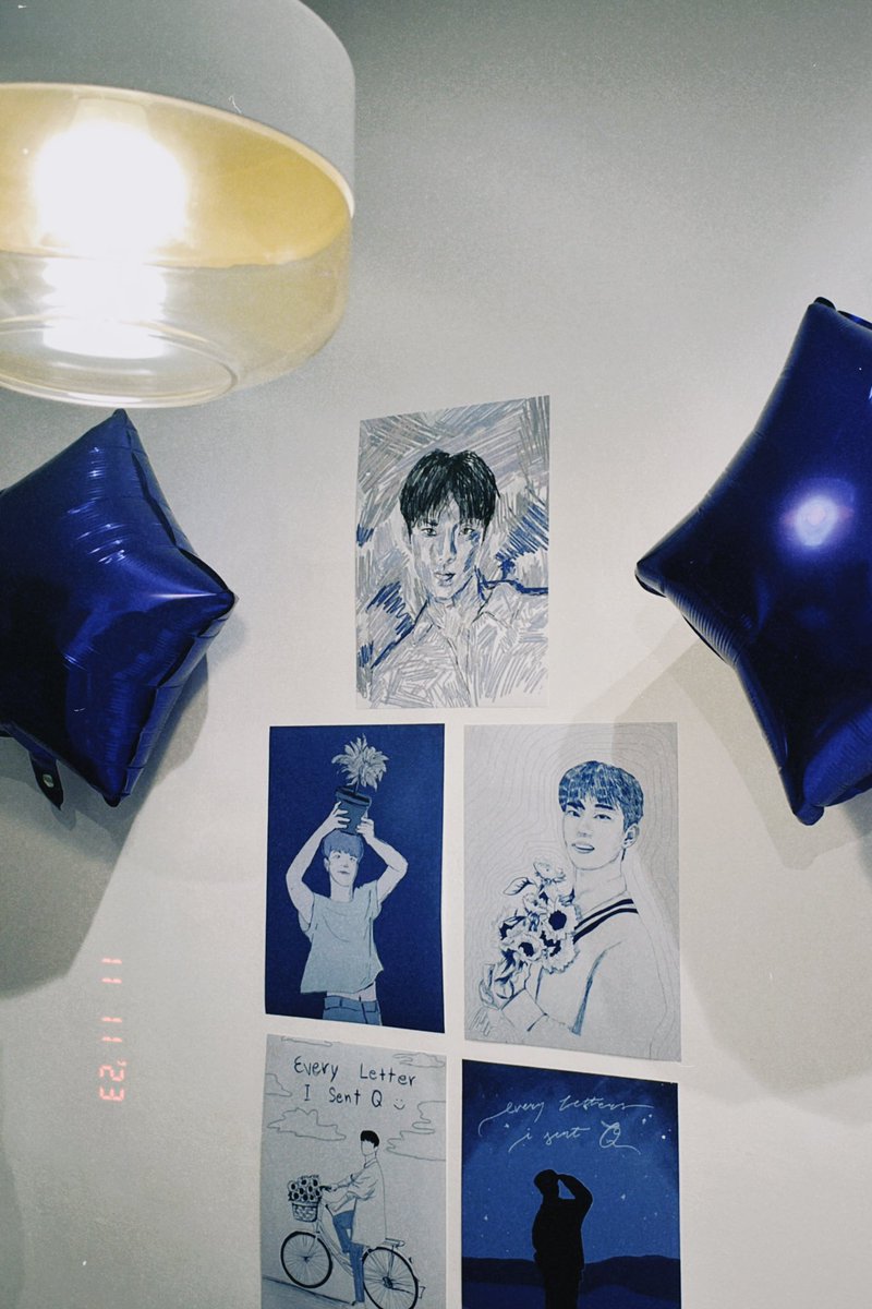 changminaegi's tweet photo. a lot of things I like about Q 💙 ü

happy I got to spend time celebrating Q day again yesterday with deobis and kyubodans @Letters4Q 🎂 congrats for such a pretty event also~ 💙☺️ https://t.co/GBepmONnsT