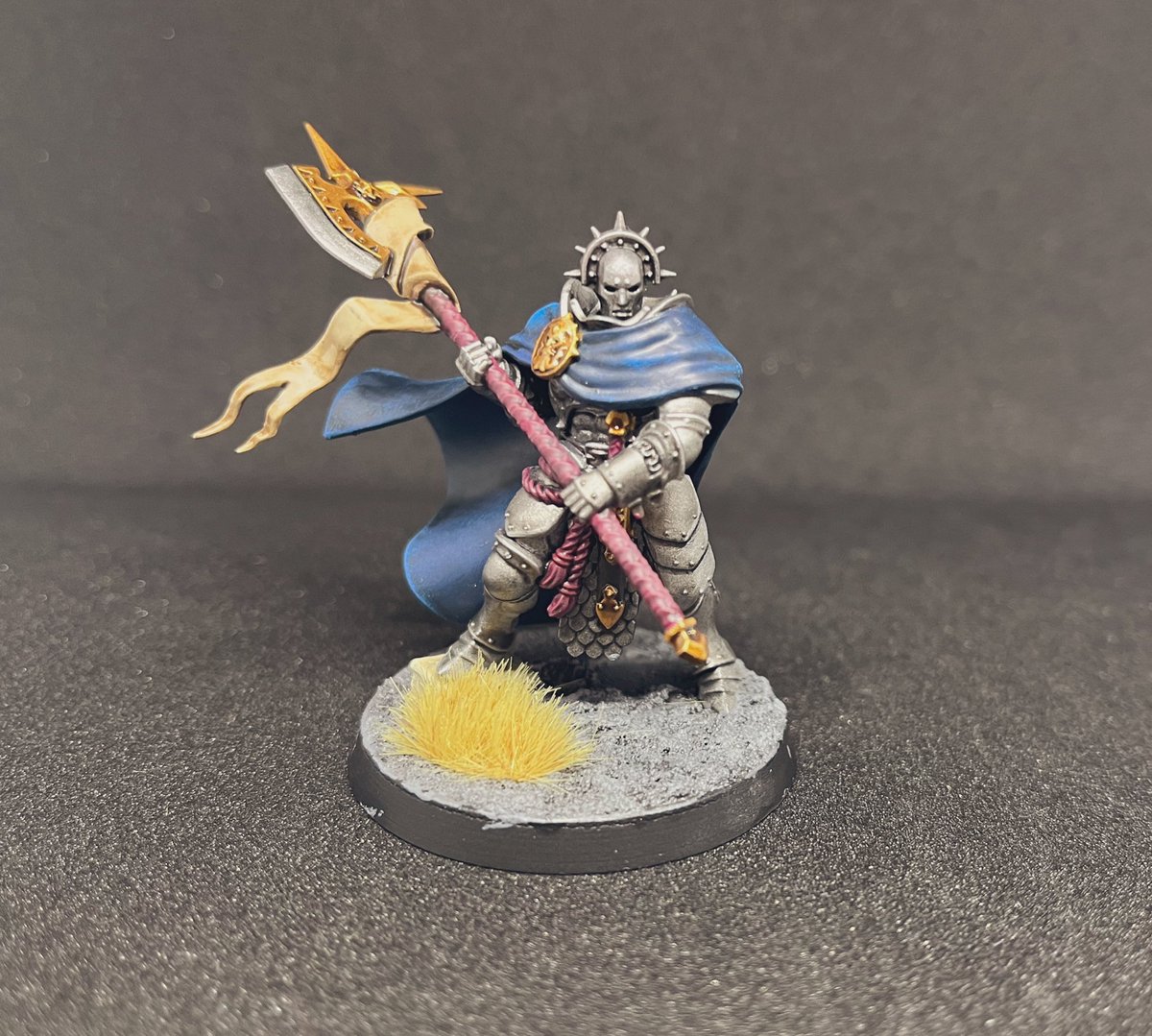 taktakmdl's tweet image. プラエトール完成しました！
仲間のダメージを肩代わりするボディガードみたいな人たち。
刀剣を抜きながら近づいてくる姿はスローモーションで脳内再生されます。
BGMはきっとホイットニーヒューストン。
なんとも動きのある造形で、ワクワクします🤣
#WarhammerCommunity 
#ageofsigmar
#praetor