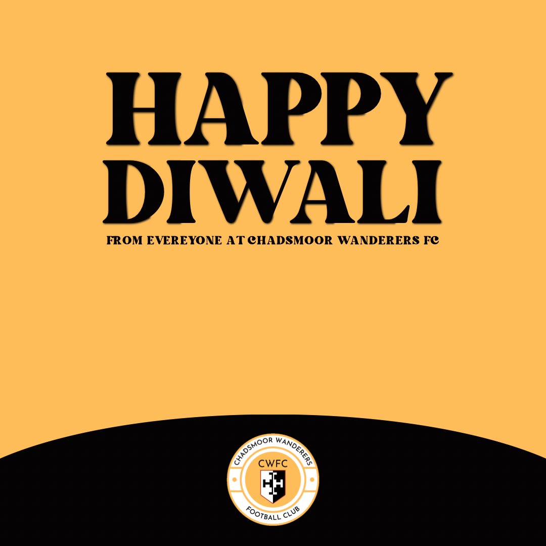 ChadsmoorW's tweet photo. Happy Diwali from everyone at Chadsmoor Wanderers FC https://t.co/Nt0mwxY7Gb