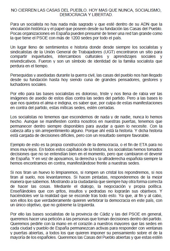 jocarani's tweet photo. Los socialistas apoyan la labor d los 121 diputados q defienden los intereses no solo d ls casi 8 millones d votos q creyeron n nuestro proyecto,sino d la mayoría d progreso k cree q esta decisión s la mejor para l futuro de todos los españoles.@PSOE @psoeandalucia @_JuanEspadas https://t.co/1jDNBJJ9Yd