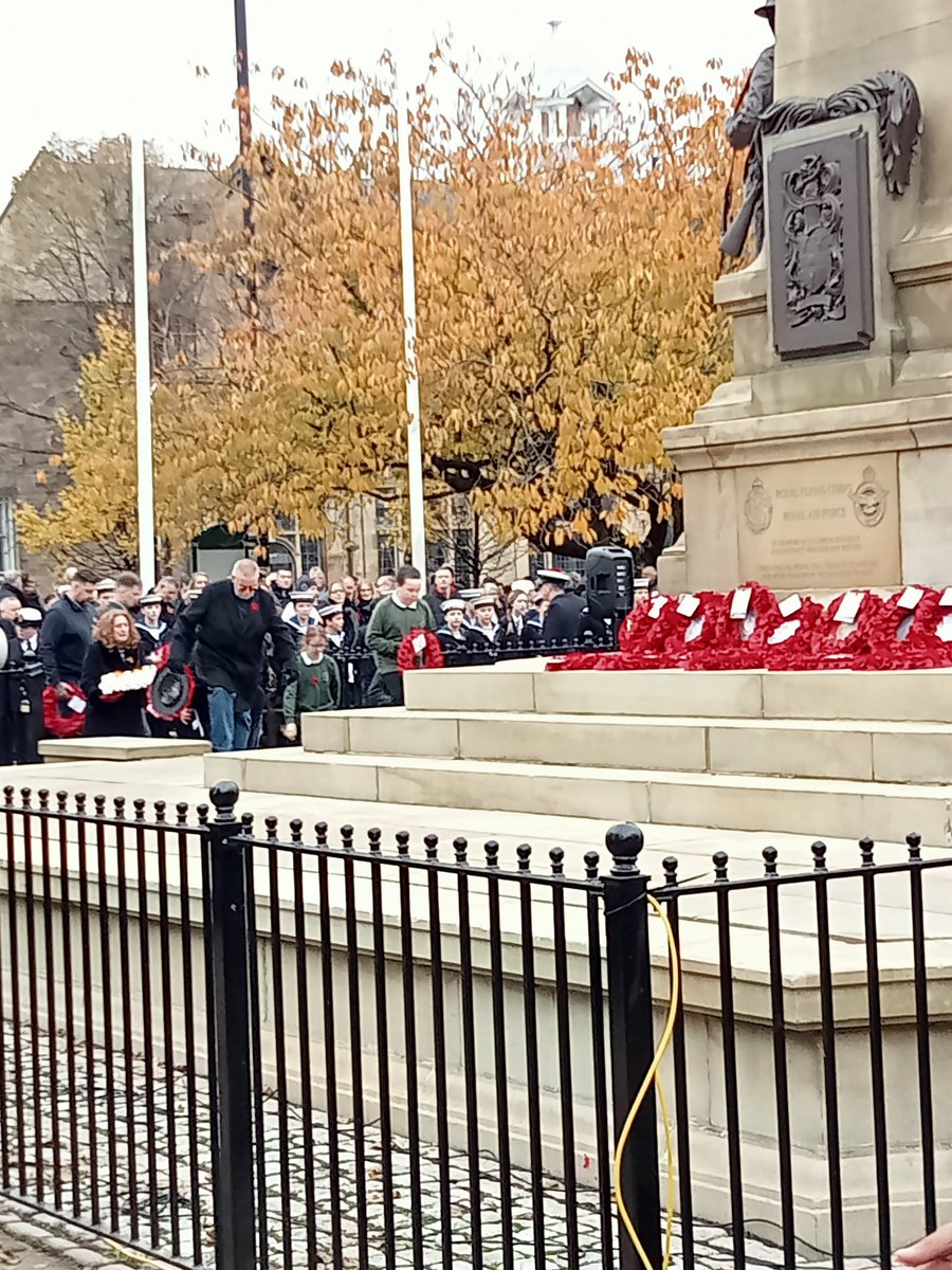 olvschool's tweet photo. Our school mayor and deputies did a great job this morning representing OLV in the Remembrance Parade in town and laid a wreath at the cenotaph in memory of all the members of our armed forces who have sacrificed themselves for us @bcw_cat #unitedvalues #RemembranceSunday https://t.co/VQmvNGACqo