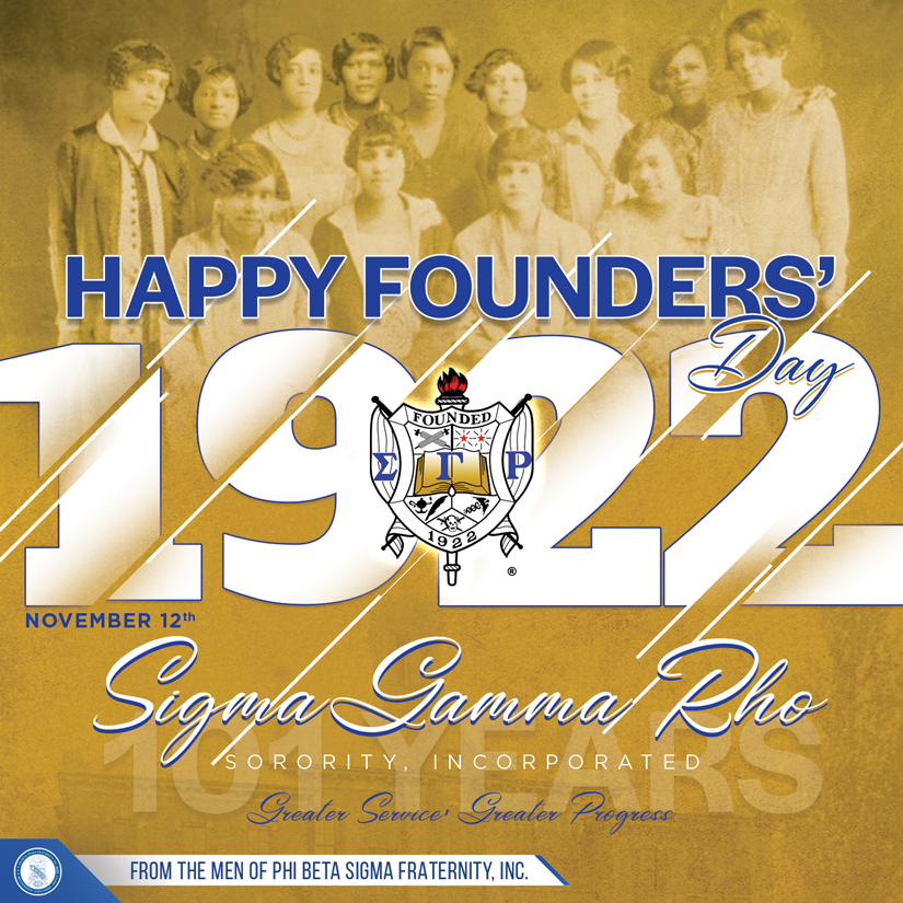 pbs_1914's tweet photo. Happy Founders Day to the Ladies of Sigma Gamma Rho Sorority, Inc.! @SGRho

#pbs1914 #Sigma109 https://t.co/aQTyuJSqRf