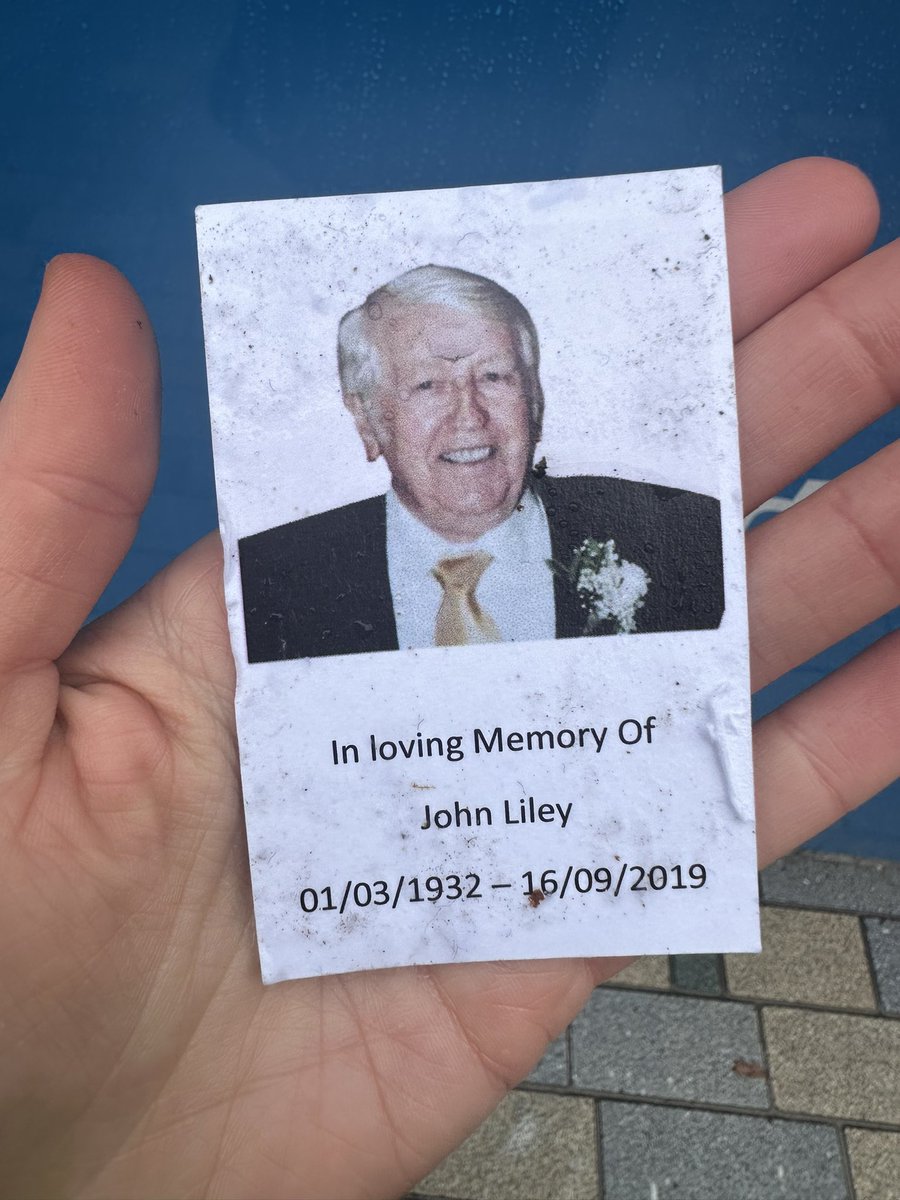 chloe_smith3's tweet photo. Please share 🙏 we were just at the Manchester Memorial service and found this sweet card on the floor. which I’m assuming has fell out of someone’s pocket 🥺❤️

Would love to try and find the person who’s lost it! https://t.co/SeTxi6lC7T