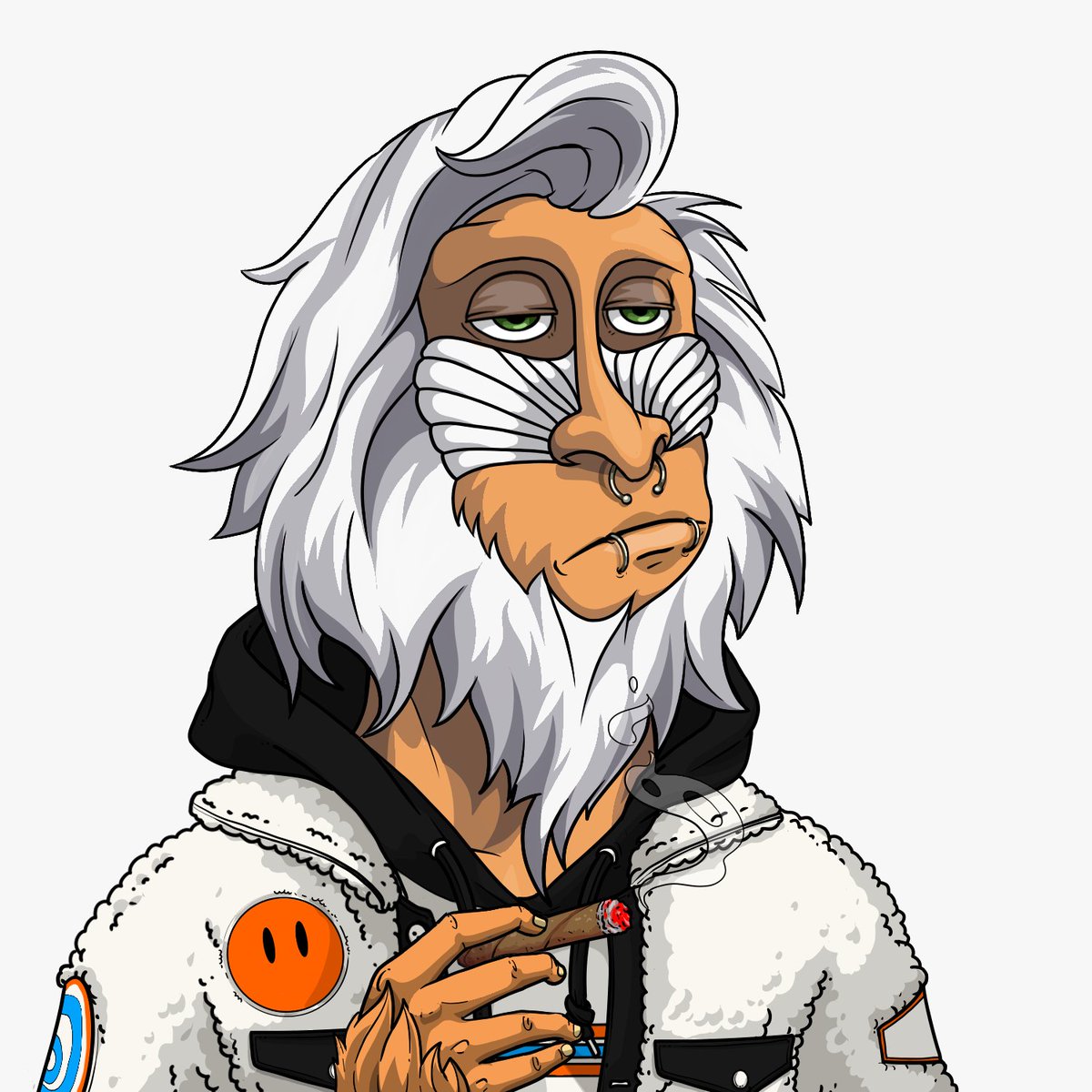 YourrFlyness's tweet photo. This is a bitter sweet moment for me. Lol
I've been eyeballing this beaut for maybe 3 months.

Finally pulled the trigger. 
That "Teddy Jacket" and "facial piercing" combo. 
Man, this might be the flyest trait in the collection. 

Prove me wrong. 
I dare you.

#FlyStudios
#YKTD https://t.co/V7uE5xHnCp