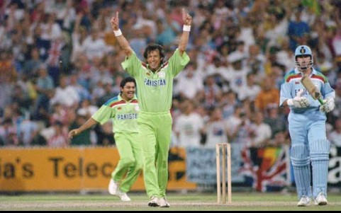 Semi final 1983
Semi final 1987
World Cup Winner 1992

The one and only Imran Ahmed Khan Niazi.....!
#ImranKhan