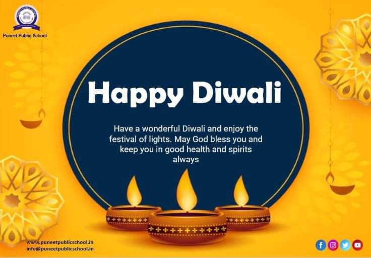PublicPuneet's tweet photo. Let's cherish the spirit of Diwali, spreading warmth, happiness &amp; positivity.

Wishing everyone a dazzling, blessed and delightful Diwali! ✨🪔 

#PuneetPublicSchool #puneetpublicschool #FestivalOfWealth #Prosperity #Deepwali #HappyDeepwali  #Festivities #HappyDiwali #diwali2023 https://t.co/tGKTnZZJtR