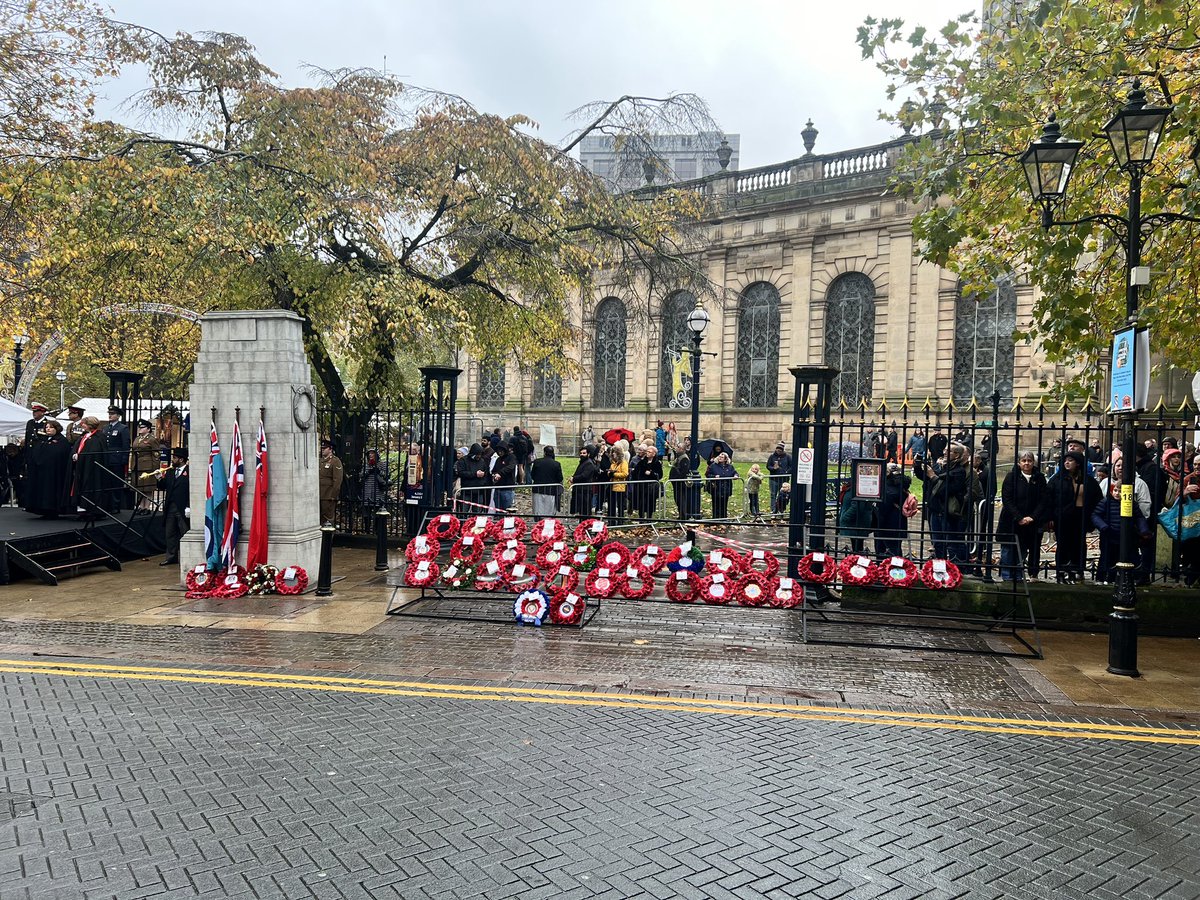 As someone who’s father served in both the Royal Navy and Fire Service it is a deep privilege to represent @WestMidsFire at the Rememberance Day Parade in Birmingham today. Thanks to crew from @WMFSAston @WMFSLadywood and @WMFSHighgate who led the FS parade #WeWillRememberThem