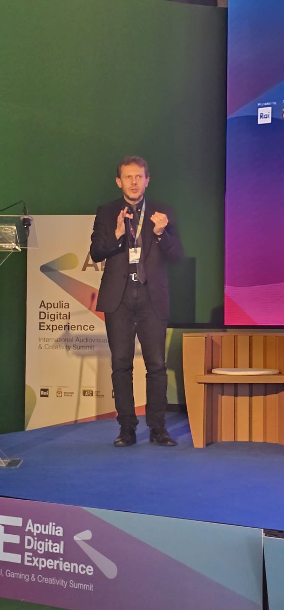 Metalmark's tweet photo. During day 2 of #ADE 2023, in Bari, I've had the pleasure to host a @chrisdarril (@littlesewingmac) and Diego Grammatico (Games London) about how to create and launch a game on the global market.  #apuliadigitalexperience #vigamus #raicom #rai #vigamusfamily https://t.co/IMduX4PgGL