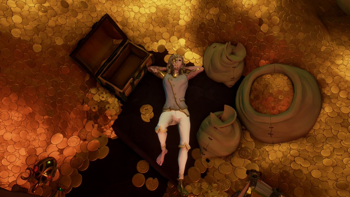 #SoTShot <a href="/SeaOfThieves/">Sea of Thieves</a> Favourites entry

A pirate's favourite? Gold, of course!
