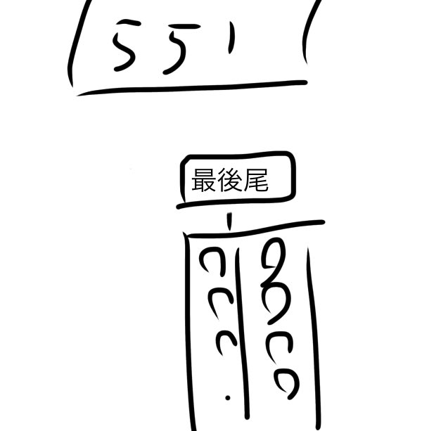 551買ってかえろかな!て見に行ってさ、すいてる?と思ったら壁サーみたいな行列の整理されててワロタ(諦めた)
通路挟んだちょっと離れたとこに待機列作られてんの 