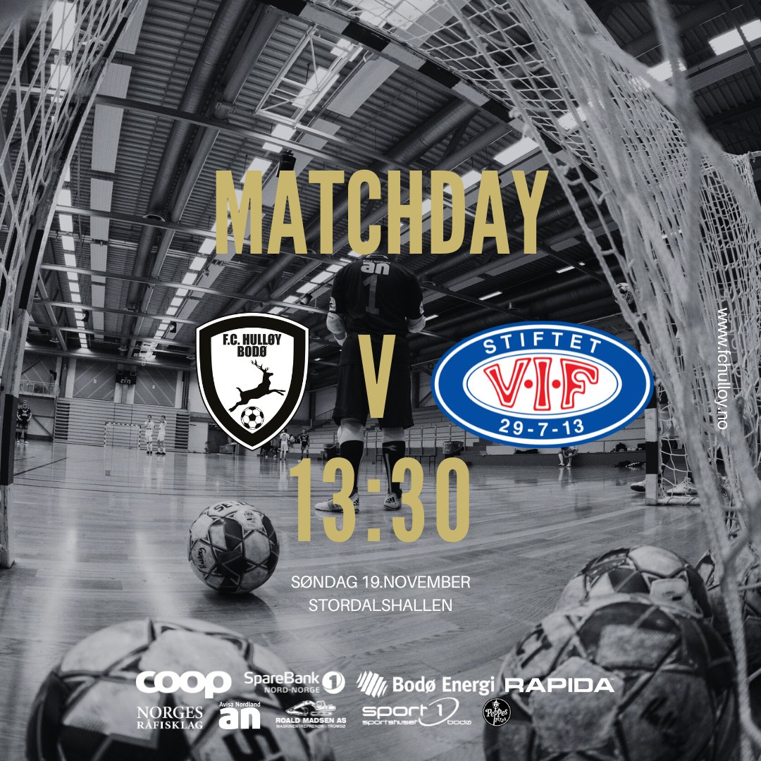 Futsal Eliteserie 
Vi møter Vålerenga neste søndag. Det hadde vært fantastisk hvis vi kan trekke full hall og at publikum bidrar til å løfte oss frem til seier.

Velkommen på kamp👍

◾️ 19.11.2023
🕜 1330
🎈 Stordalshallen