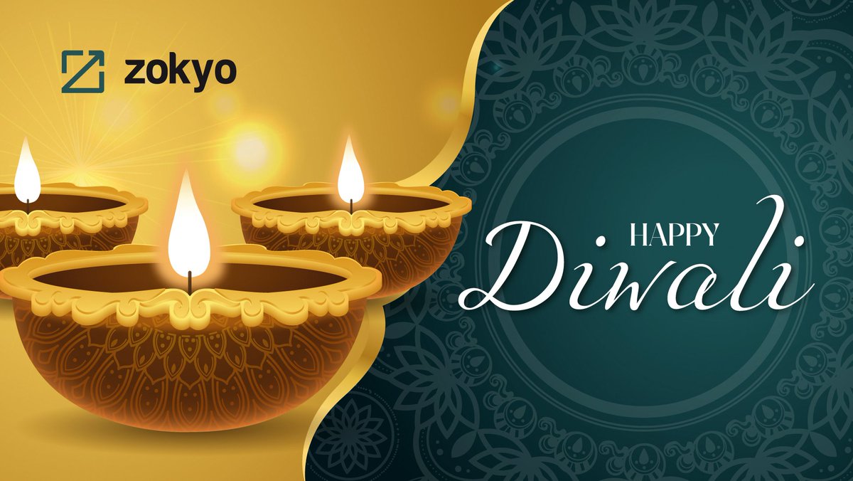 Zokyo is wishing everyone and their loved ones a joyous Diwali! 

May the festival of lights illuminate your lives with happiness, prosperity, and endless blessings.

Have a wonderful celebration filled with love and laughter. Happy Diwali! 🪔✨

#Diwali2023