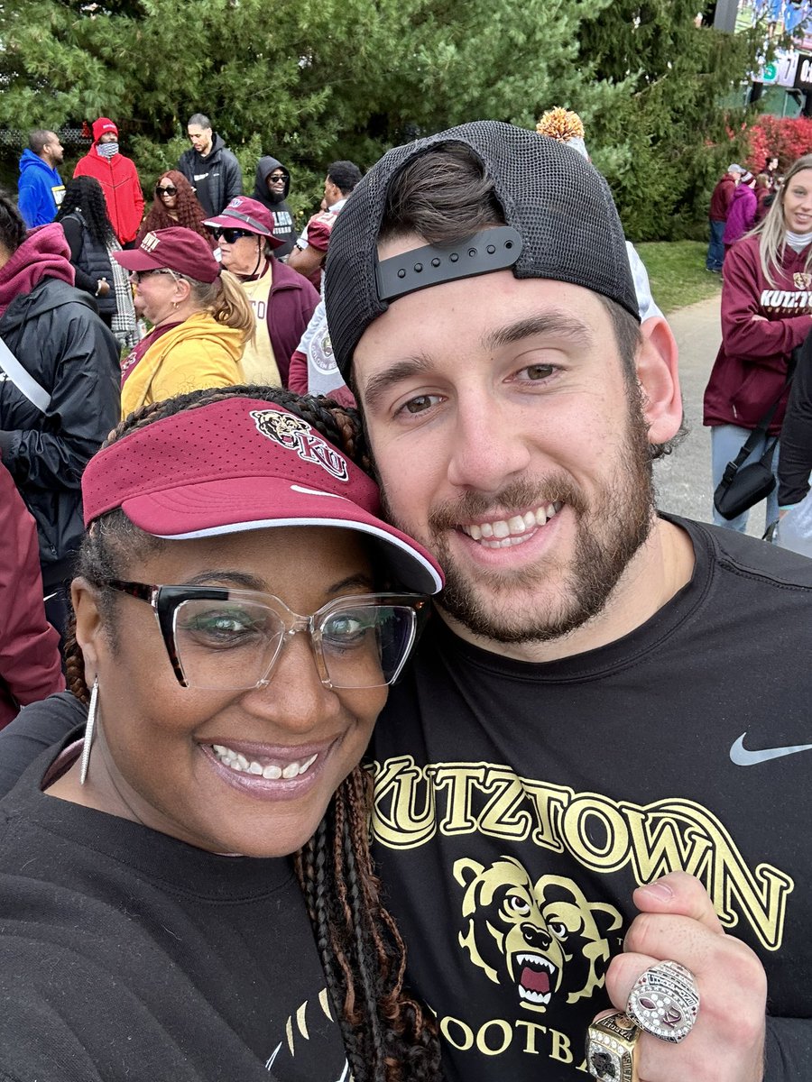 Yesterday my son won his second football PSAC Football Championship. Fun fact, my son’s a former <a href="/OakPark_NPSD/">Oak Park Elementary School</a> Shark as well as Nick, KU alumni who also has a few 💍💍 himself. #psacproud #footballfamily #alwaysashark