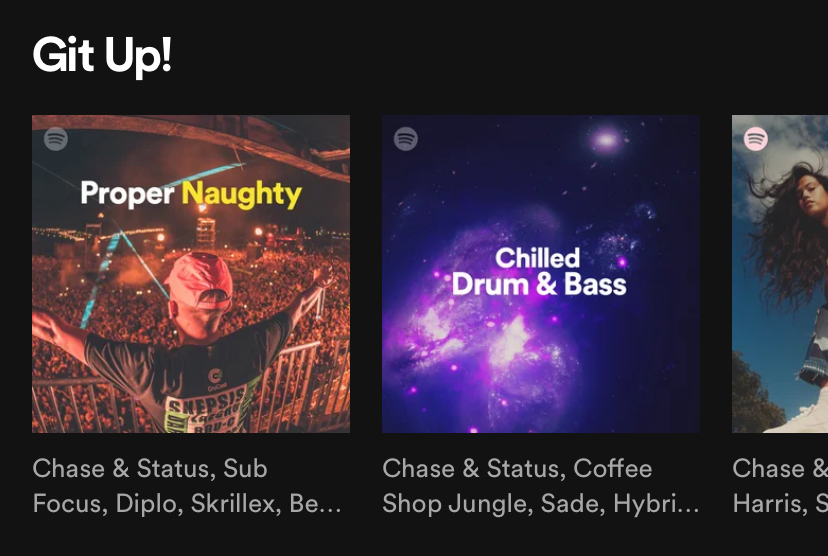 tfw even Spotify wants you to #Git