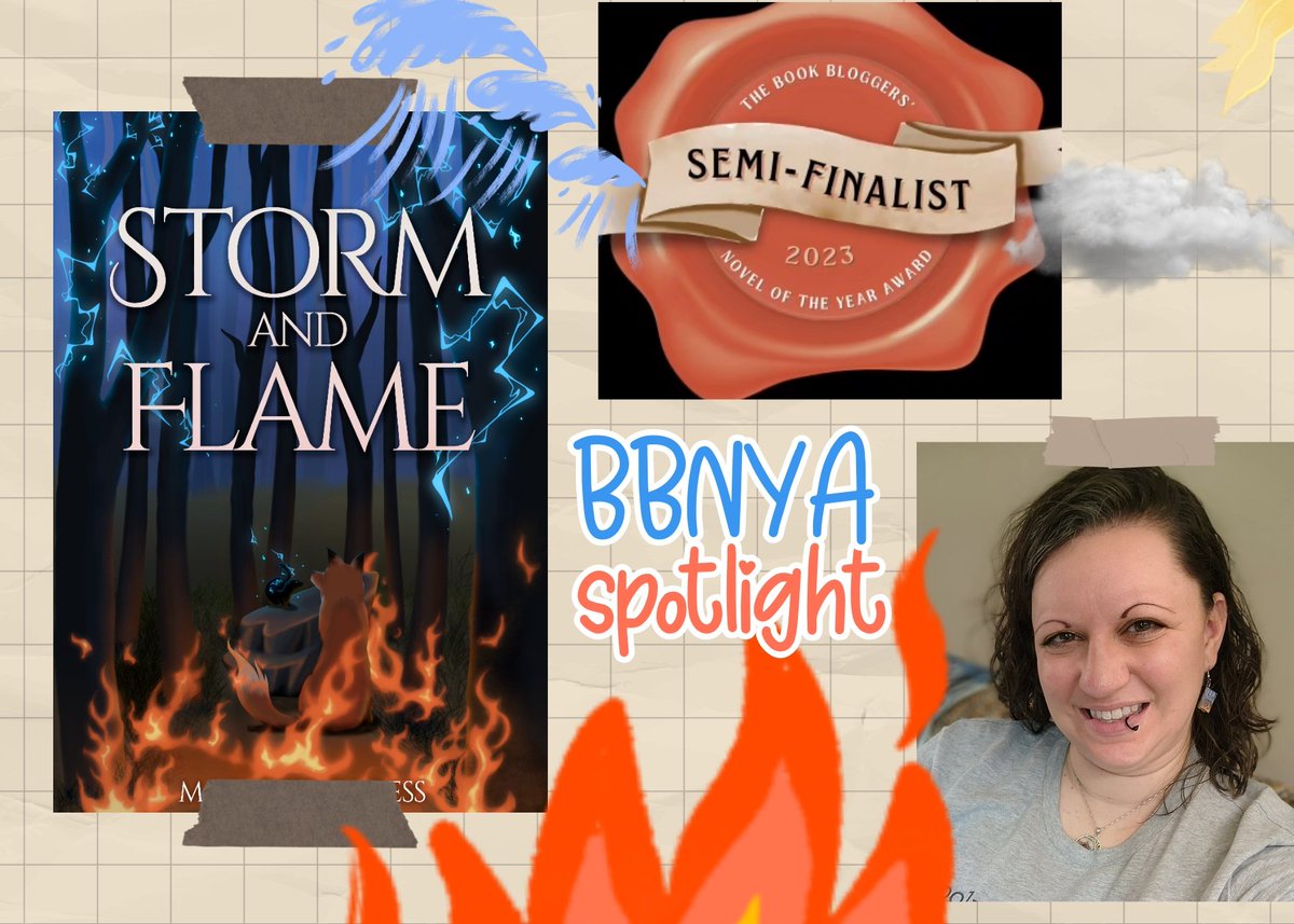 Sunday Spotlight on the amazing Storm and Flame by Mallory Wanless, a @BBNYA Semi-finalist 🎉 About the book: Length: 346 pages
Genre and Age: YA Fantasy
Amazon Link: amzn.eu/d/6ewXfcJ (UK)
Goodreads Link: goodreads.com/book/show/6071… #stormandflame #mallorywanless #BBNYA2023