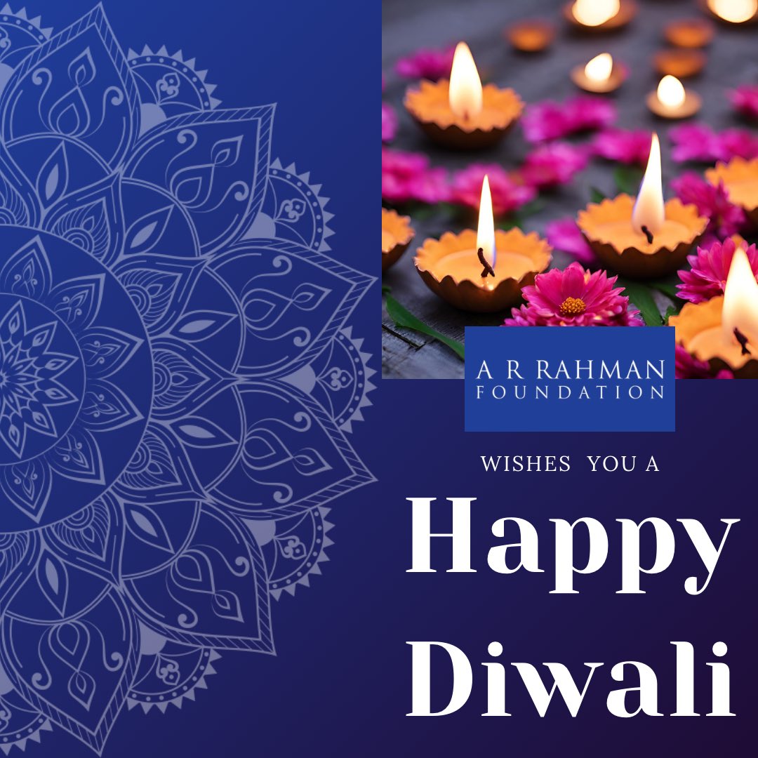 ARR_Foundation's tweet photo. Wishing everyone a happy and prosperous Diwali 🪔 https://t.co/E6min5S6ri