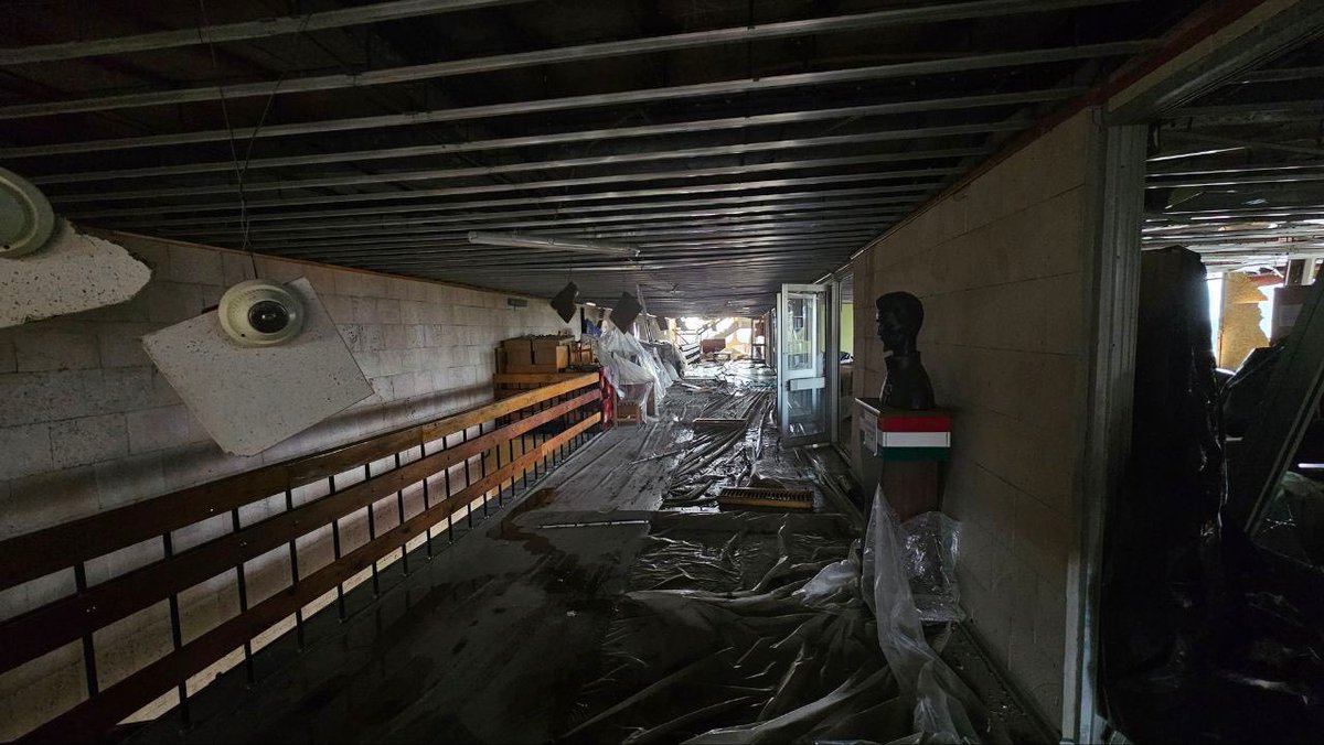 eurovanya's tweet photo. Russia attacked A LIBRARY in Kherson, on a year after its liberation https://t.co/1WGncU8GzV