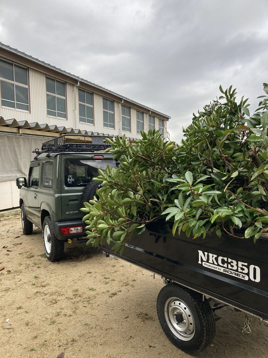 hh_masato's tweet photo. 学習発表会前の環境整備
#働くjimnyシリーズ 
#jimny #jb64  #軽トレーラー #カーゴトレーラー

@hh_masato https://t.co/qS9HYaiJCx
