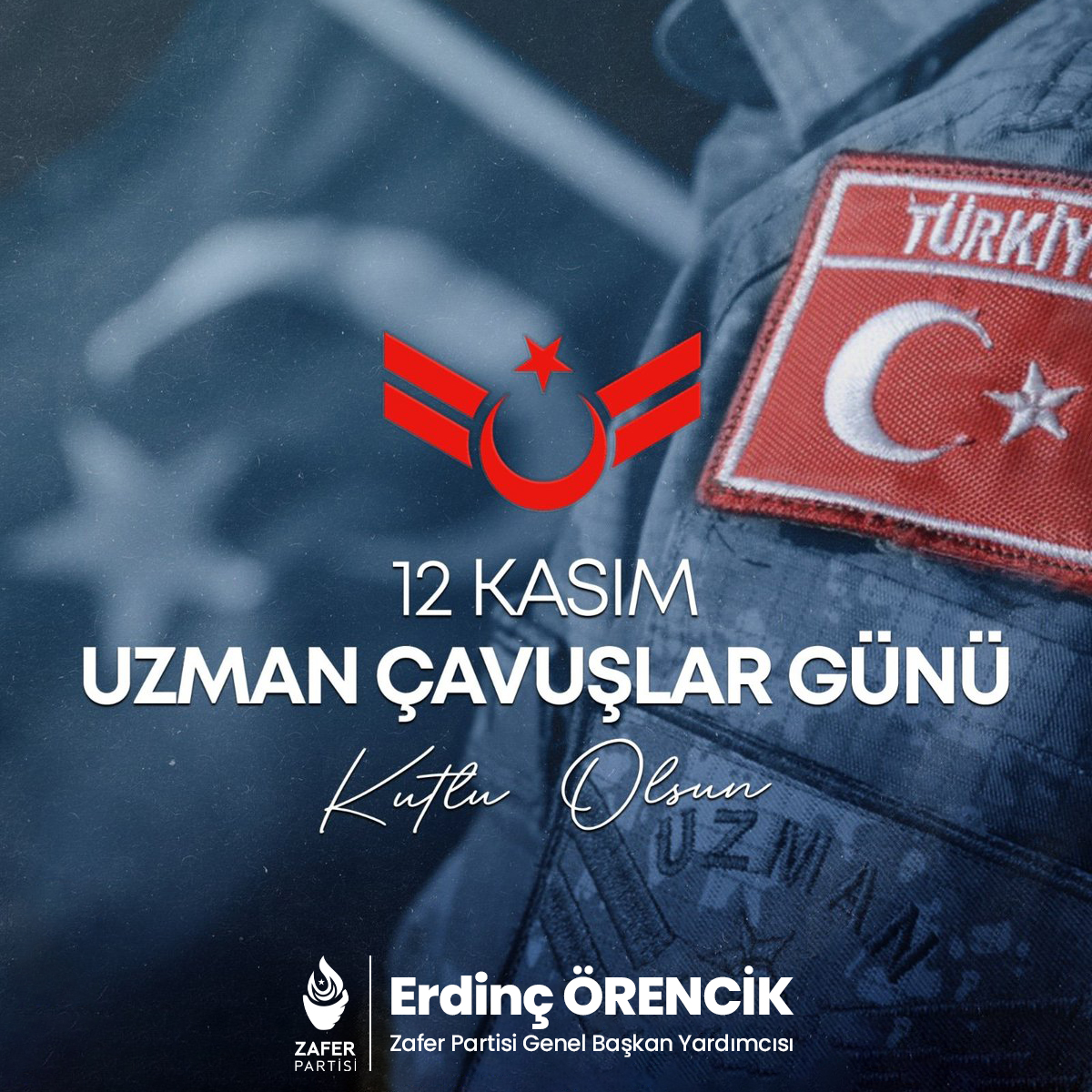 İnsan büyür beşikte, mezarda yatmak için. 
Kahramanlar can verir yurdu yaşatmak için...

#12KasımUzmanÇavuşlarGünü