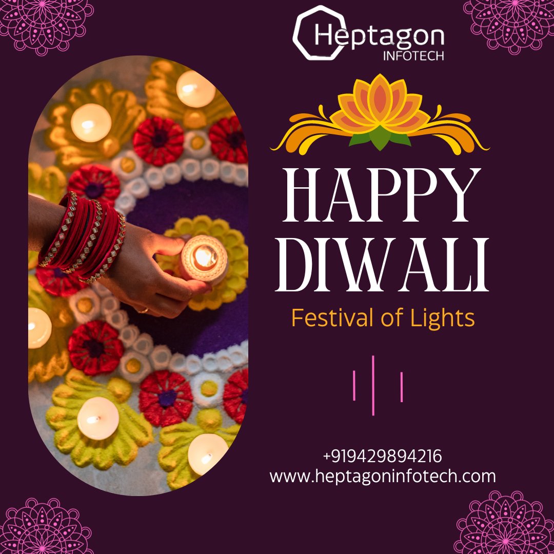 HeptagonInfote1's tweet photo. Heptagon Sending you warm wishes and bright light this Diwali. Wishing you a very happy Diwali!✨ 🎆 #HappyDiwali #HappyDiwali2023 #Deepavali2023 #HappyDeepavali #happydiwali2023 #connections #hgs #heptagoninfotech #heptagon #diwali2023 #diwalivibes https://t.co/3mI3Jysud8