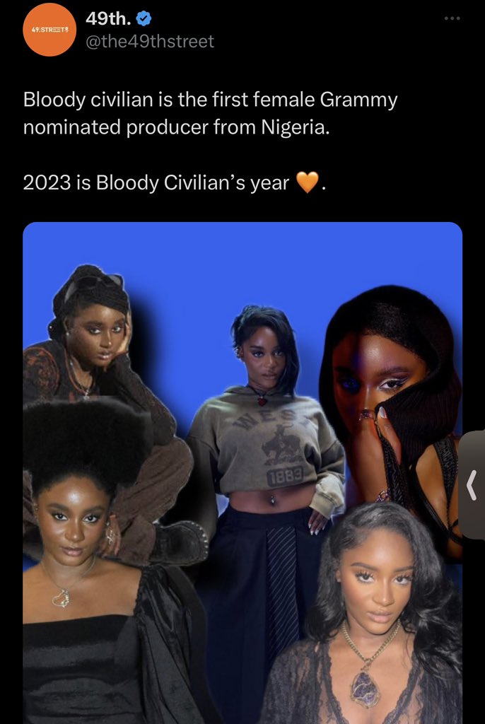 bloody___civ's tweet photo. I’m now a Grammy nominated producer? CRAZYYY! https://t.co/mM7dDBtriO
