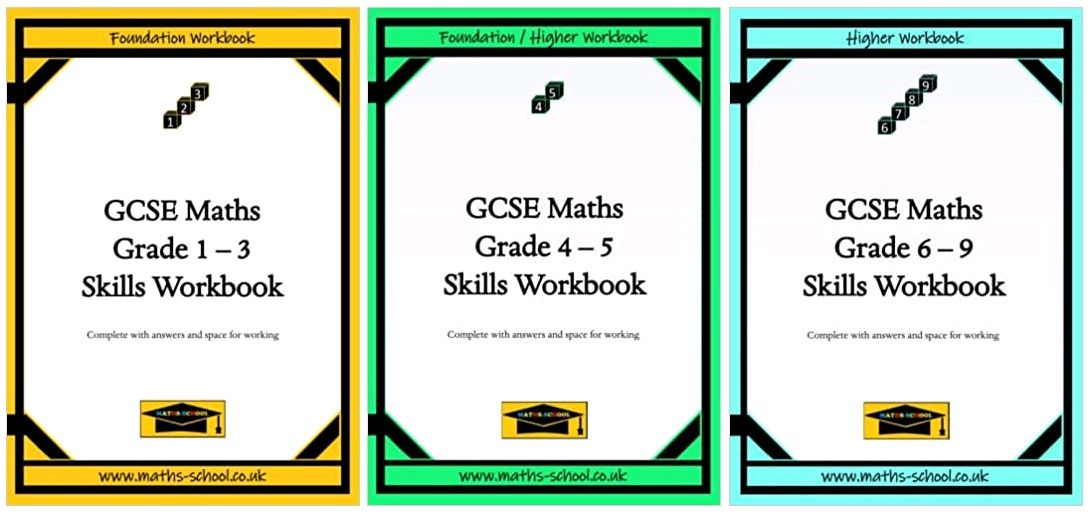 mathscloud's tweet image. GCSE Foundation &amp;amp; Higher Maths Skills Workbooks.
Includes explanations, practice questions &amp;amp; answers.
Available on Amazon: amazon.co.uk/dp/B09JPG533L

#MathsSchool #Revision #Year11 #Foundation #Higher #GCSE #GCSEMaths