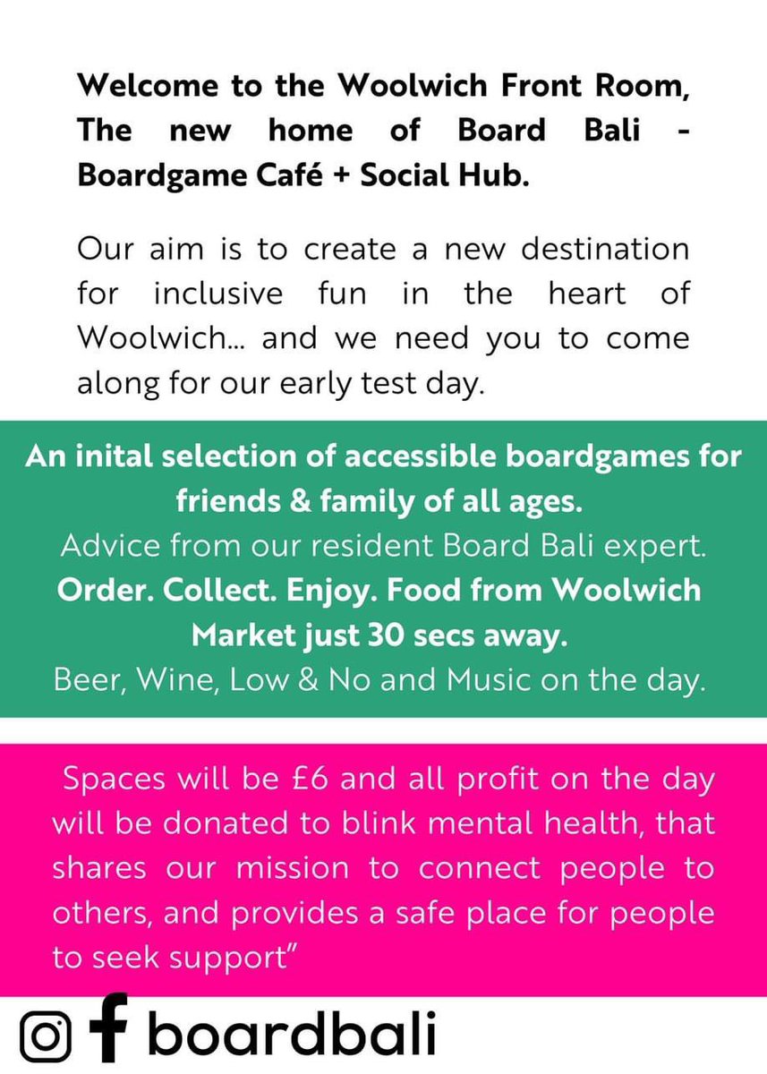 Duck Duck Pork (@duckduckpork) on Twitter photo Today! The first of hopefully many #BoardBali: board game cafe & social hub meet-ups.
From midday to 8pm at @WoolwichFrontRm. Food will be available to order from us and be delivered straight to your table! Cocktails will be available too from <a href="/GOODKoffee/">GOOD KOFFEE</a>! 😍
#woolwich #powisst Today! The first of hopefully many #BoardBali: board game cafe & social hub meet-ups.
From midday to 8pm at @WoolwichFrontRm. Food will be available to order from us and be delivered straight to your table! Cocktails will be available too from <a href="/GOODKoffee/">GOOD KOFFEE</a>! 😍
#woolwich #powisst