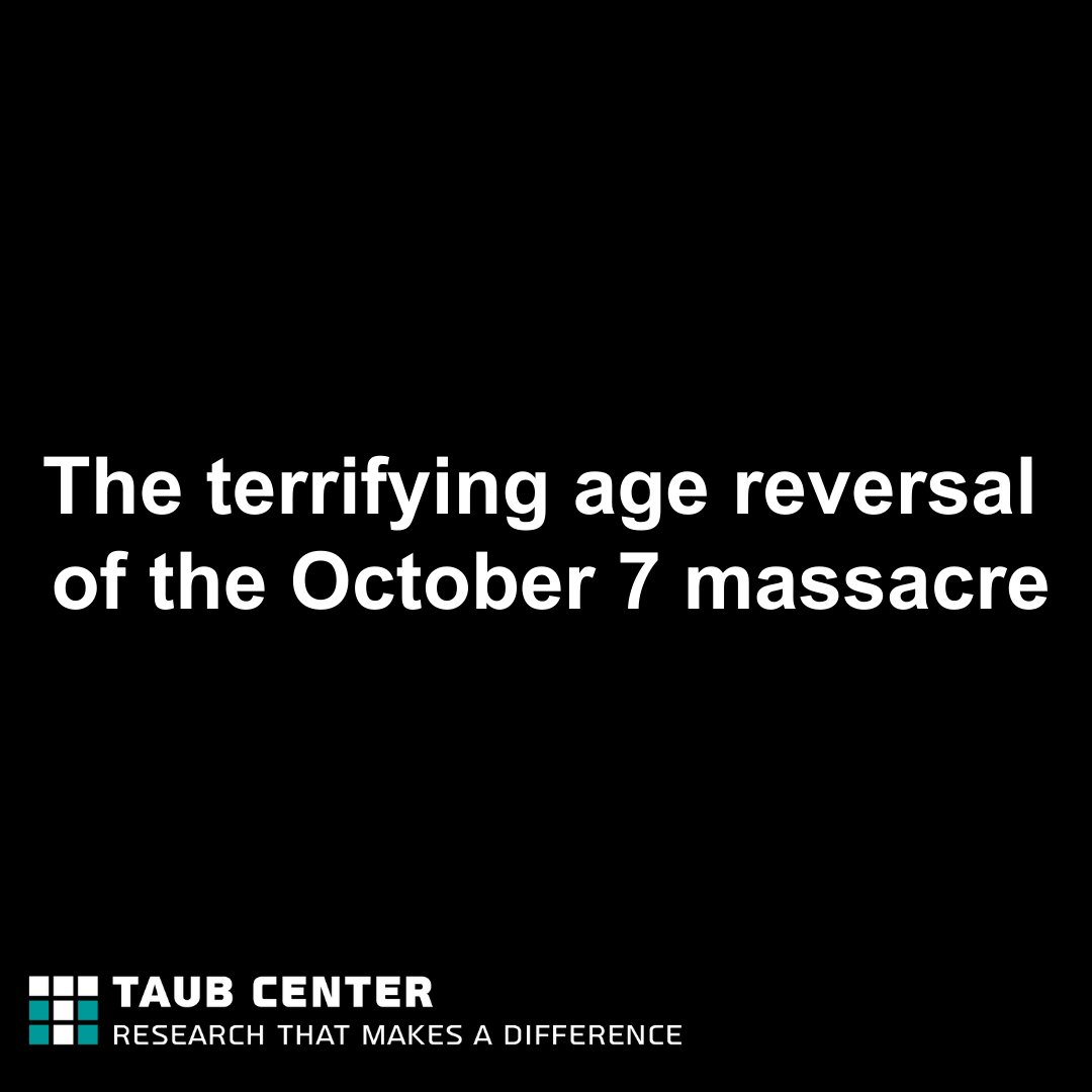 Taub Center in English tweet media