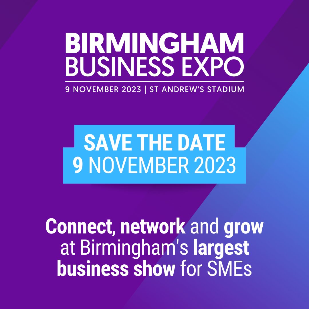 Meet hundreds of Birmingham based businesses at FREE biz event #BirminghamExpo on 9th November 👋

Get tickets now! 🎫 b2bexpos.co.uk/event/birmingh…