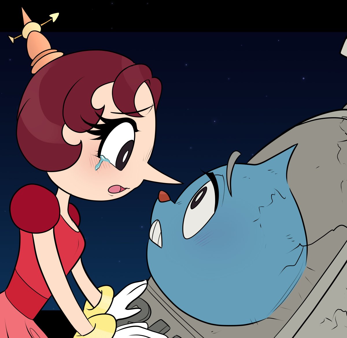 lulupoppi4's tweet photo. I'll never leave your side ❤️
#cuphead #hildaberg #goopylegrande https://t.co/SjjPmrSm5V
