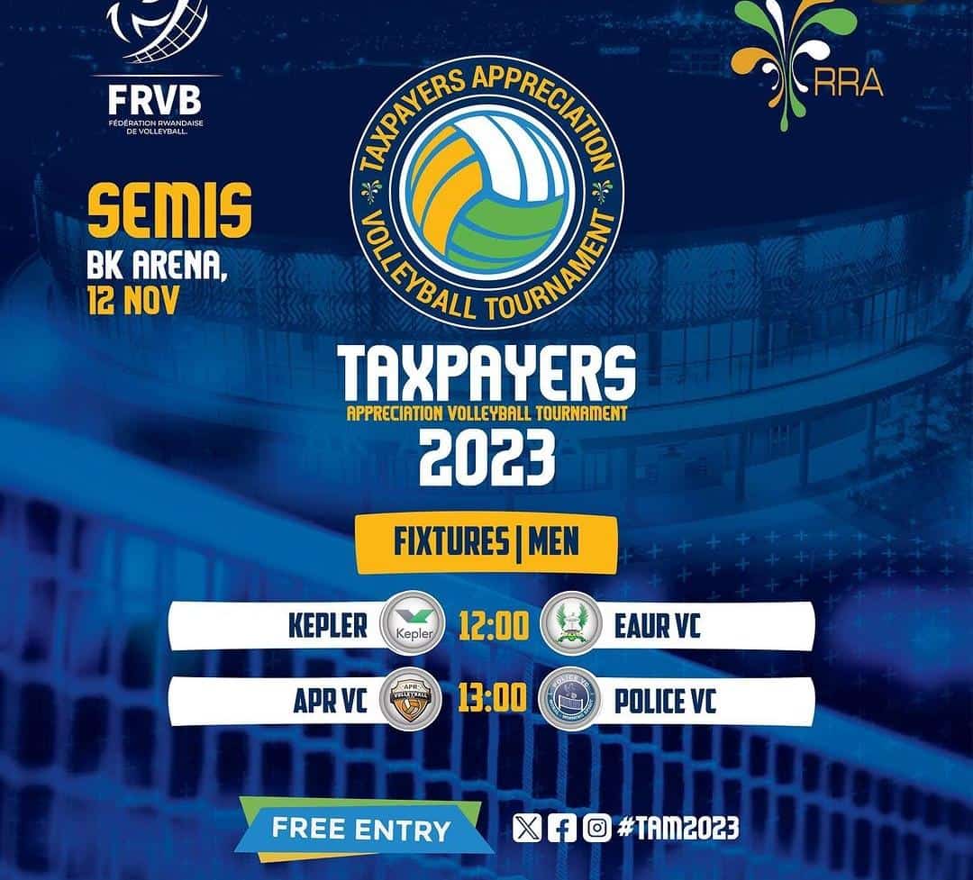 eaur_rw's tweet photo. ๐ #EAUR vs @KeplerHQ showdown! Let's bring home the victory! ๐ช
@bkarenarw
@rrainfo @Rw_Volleyball @Rwanda_Sports
#TAM2023
#TaxpayersAppreciationVolleyballTournament2023
#TurashimiraAbasora
#SabaFagitireyaEBM https://t.co/jqHhyceA8q