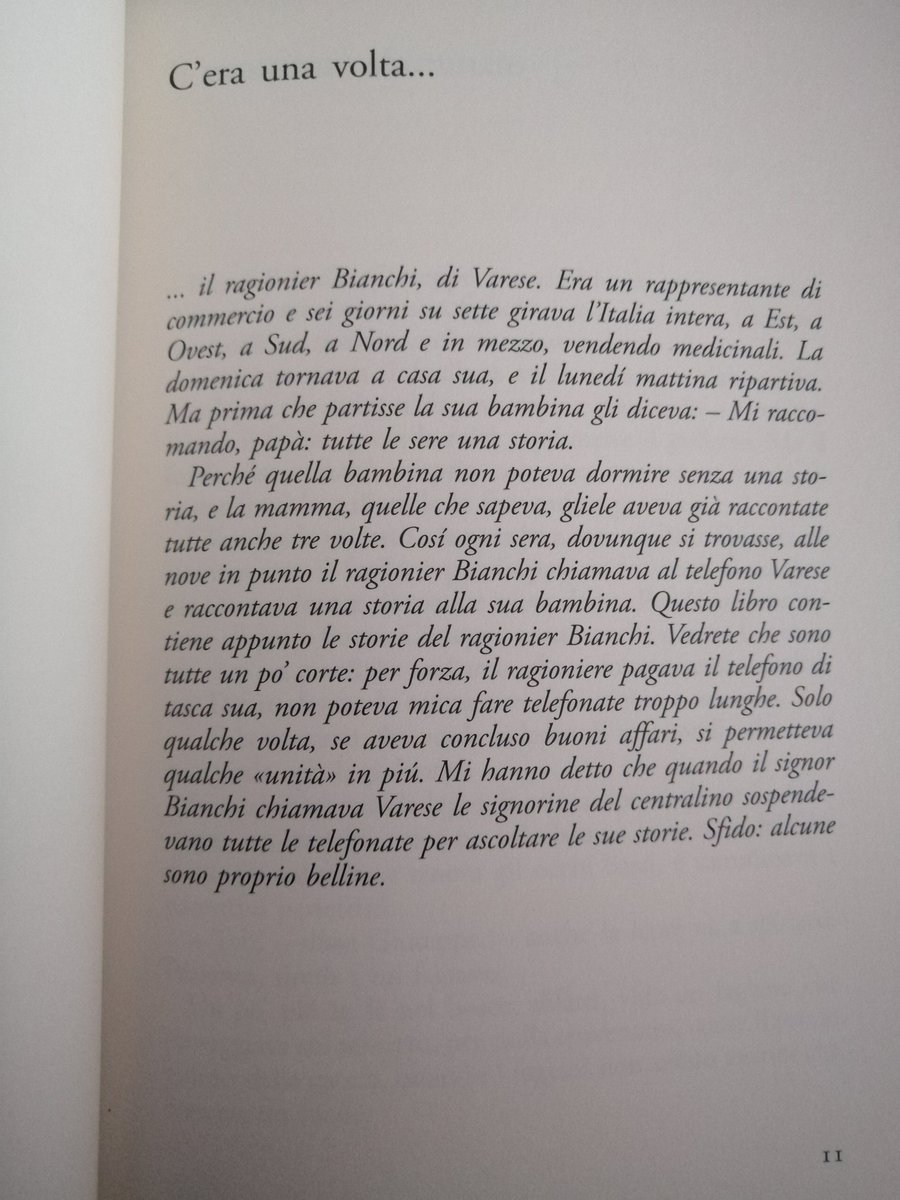 Ieri sera ho letto la prima favola di 'Favole al telefono' (Gianni Rodari), Einaudi Ragazzi.
E sono tornata bambina🤗
oppure non sono mai cresciuta😉
Vi lascio qui sotto copertina e introduzione 📚
Buona Domenica, Community di @letsbookorg
#domenicaincipit