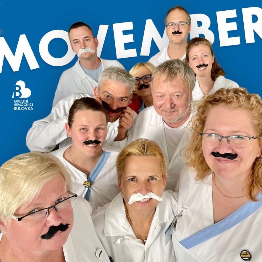 Movember_CZ's tweet photo. Využijte možnosti nechat se preventivně vyšetřit - zdarma a bez objednání v pražské FN Bulovka, kde v rámci akce #MOVEMBER nabízí Urologické odd.preventivní vyšetření zaměřené na karcinom prostaty. Děkujeme za podporu a zapojení! #muziprotirakovine
#movember #NechSeVyšetřit https://t.co/uPgBqeNAM6