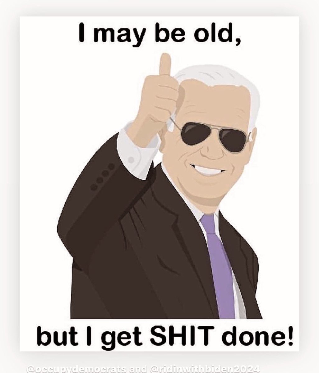 JohnLeguizamo's tweet photo. Biden gets shit done ✅ 
#bidengetsShitDone https://t.co/j3NizmzS8S